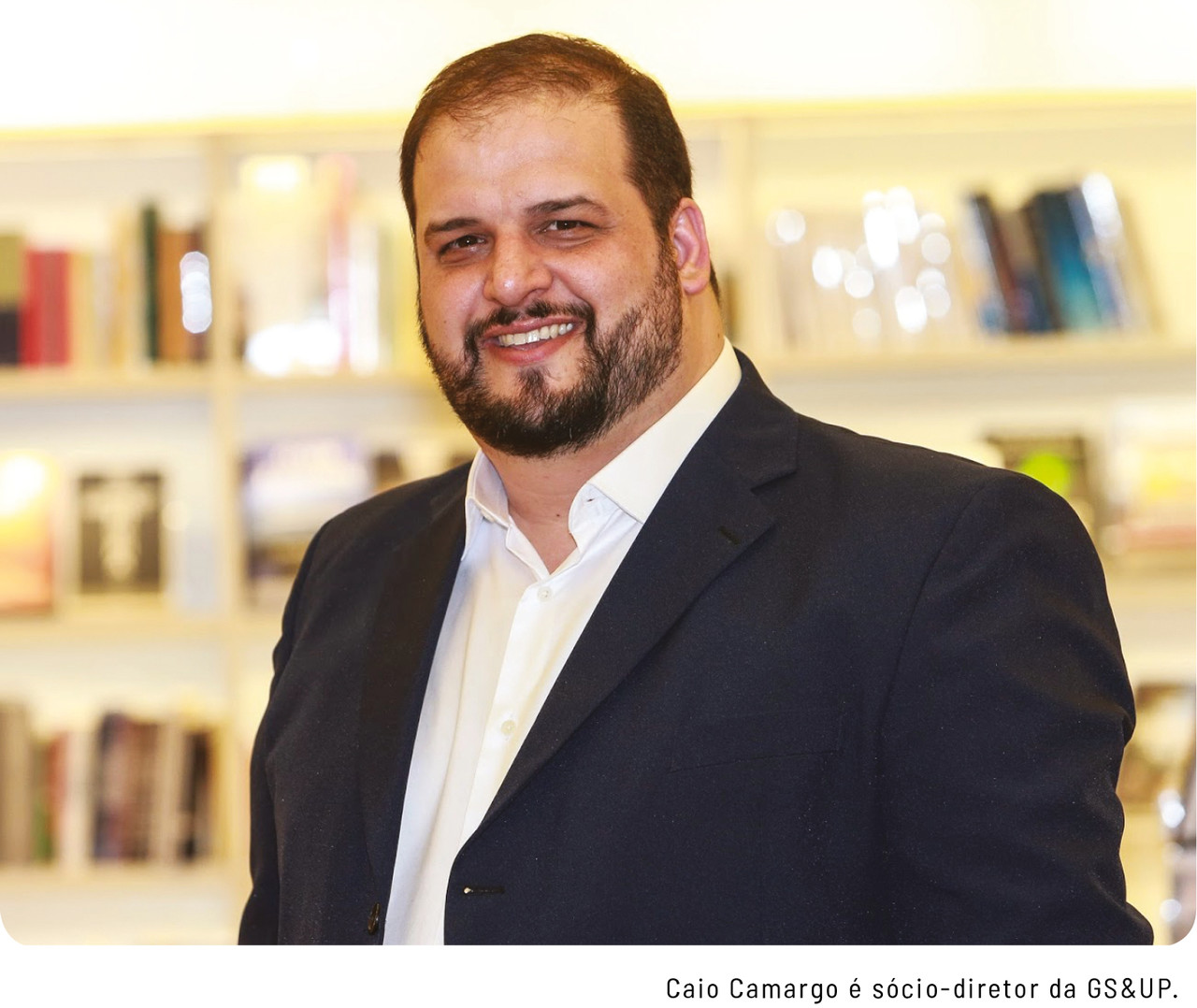 Caio Camargo, sócio-diretor da GS&UP, discutiu os resultados do estudo e contextualizou os insights retirados do material com as realidades da tecnologia no varejo.