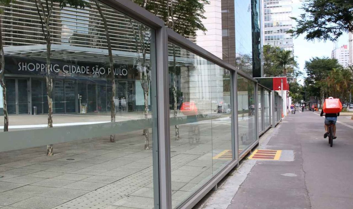 O comércio em São Paulo perdeu muito faturamento com o isolamento.