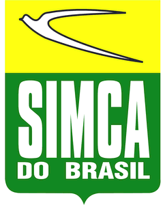 Logomarca da Simca do Brasil, uma das montadoras de carros no Brasil que teve projeto aprovado pela GEIA.