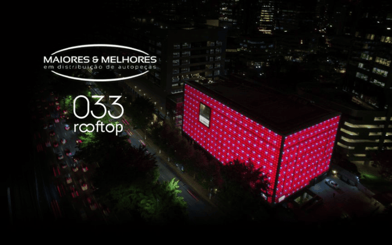 Maiores e Melhores em distribuição de autopeças serão conhecidos no 033 Rooftop, um dos espaços mais elegantes de São Paulo