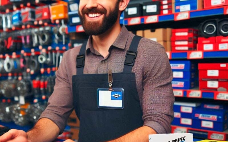 balconista de autopeças DANA